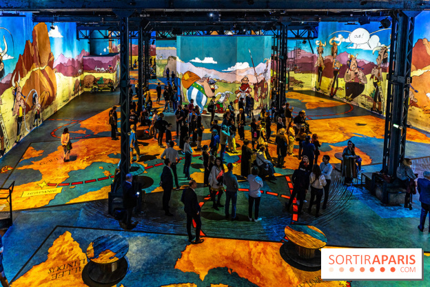 Exposition Astérix à l'Atelier des Lumières, le voyage immersif
