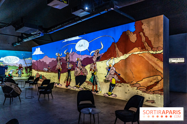 Exposition Astérix à l'Atelier des Lumières, le voyage immersif