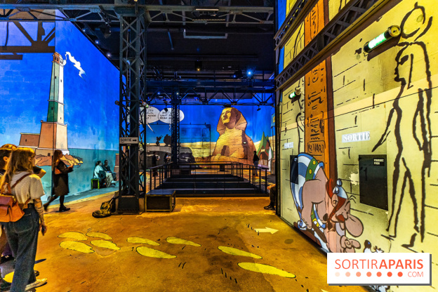 Exposition Astérix à l'Atelier des Lumières, le voyage immersif
