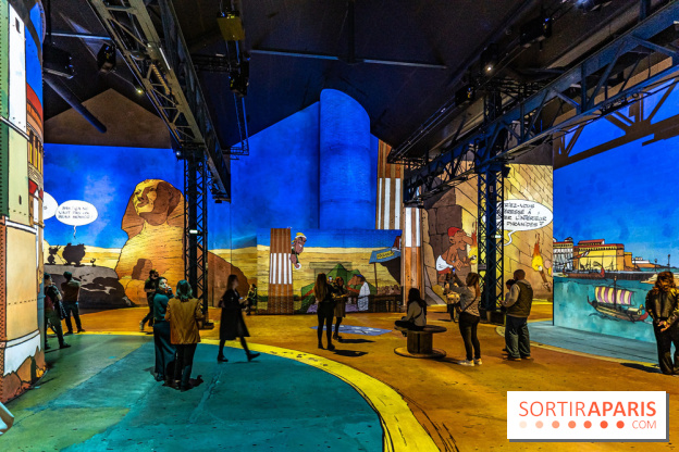 Exposition Astérix à l'Atelier des Lumières, le voyage immersif