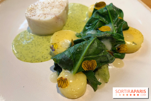 Aldehyde - Flétan, épinards, beurre blanc