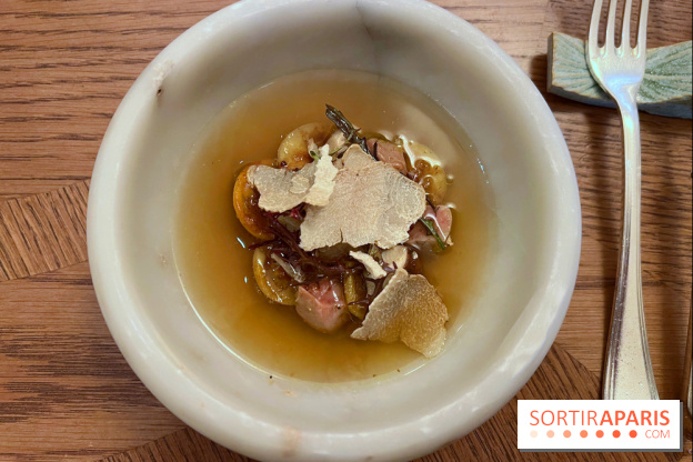 Le menu chasse au Bellefeuille, Saint James Paris