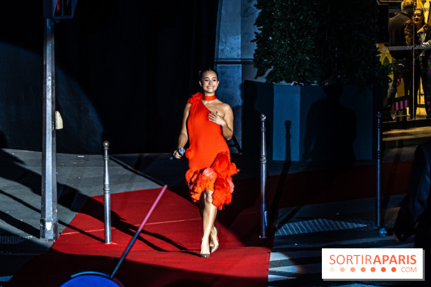 Inauguration des vitrines et décorations de Noël du BHV Marais 2024 avec Léna Mahfouf, Adriana Karembeu et Marc Lavoine -  A7C5882