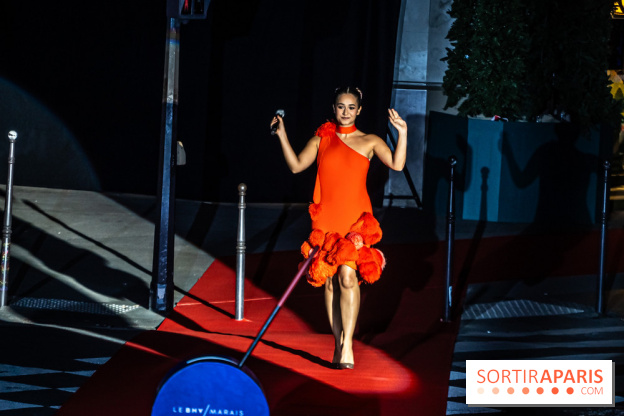 Inauguration des vitrines et décorations de Noël du BHV Marais 2024 avec Léna Mahfouf, Adriana Karembeu et Marc Lavoine -  A7C5883