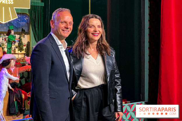 Les vitrines de Noël 2024 du Printemps Haussmann avec Juliette Binoche - image00005