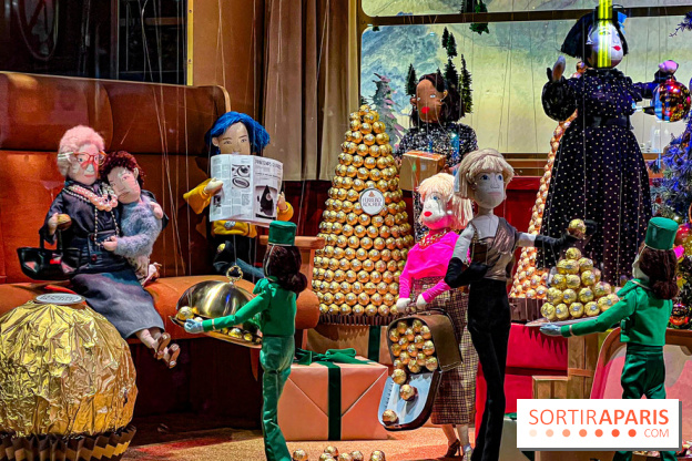 Les vitrines de Noël 2024 du Printemps Haussmann avec Juliette Binoche - image00017