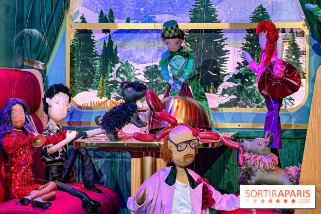 Les vitrines de Noël 2024 du Printemps Haussmann avec Juliette Binoche - image00032