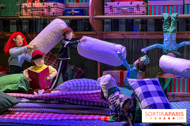 Les vitrines de Noël 2024 du Printemps Haussmann avec Juliette Binoche - image00039