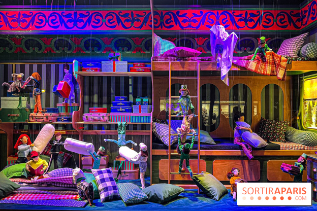 Les vitrines de Noël 2024 du Printemps Haussmann avec Juliette Binoche - image00055