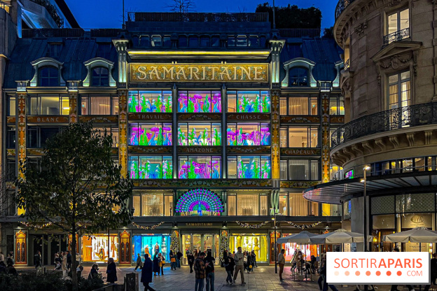 Les vitrines de Noël 2024 de la Samaritaine : Thoiry Lumières Sauvages envahit le grand magasin - image00003