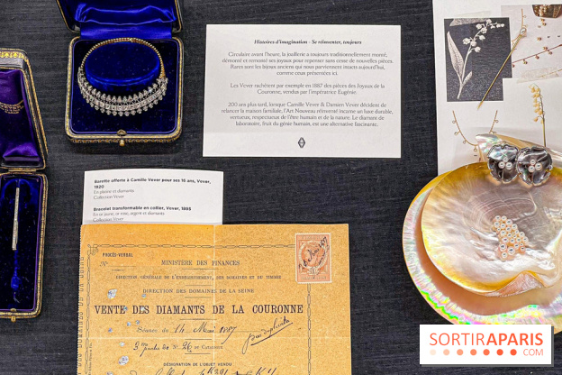 L'exposition gratuite des bijoux de la Maison de Haute-Joaillerie Vever rue de la Paix, à Paris