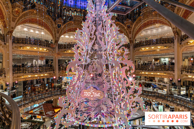 Le sapin de Noël des Galeries Lafayette 2024