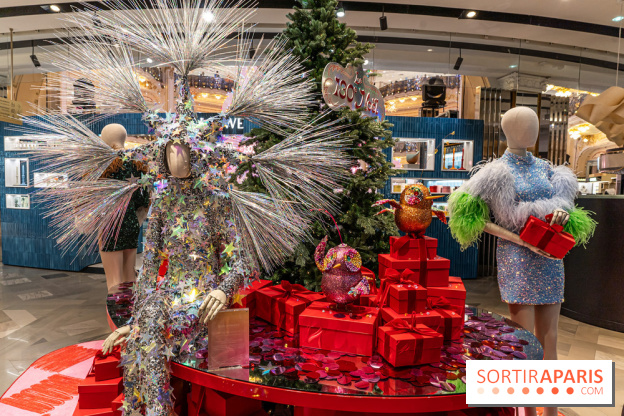 Le sapin de Noël des Galeries Lafayette 2024