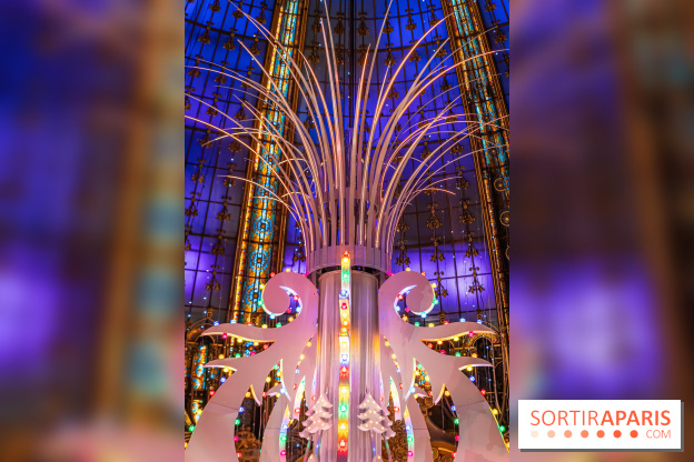 Le sapin de Noël des Galeries Lafayette 2024