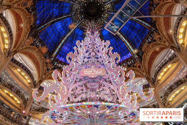 Le sapin de Noël des Galeries Lafayette 2024 - Panorama