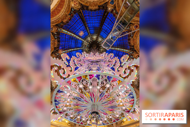 Le sapin de Noël des Galeries Lafayette 2024 -  A7C6489