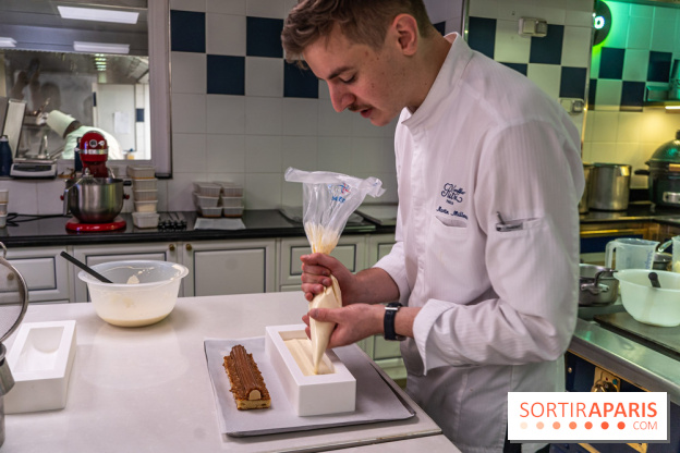 Cours de cuisine au Ritz : la bûche de Noël 2024 -  A7C6214