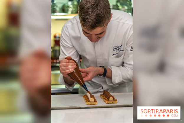 Cours de cuisine au Ritz : la bûche de Noël 2024 -  A7C6257