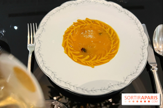 Le Grand Diner, Hôtel San Régis - Potage de courge