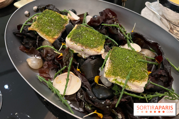 Le Grand Diner, Hôtel San Régis - Loup de mer en persillade