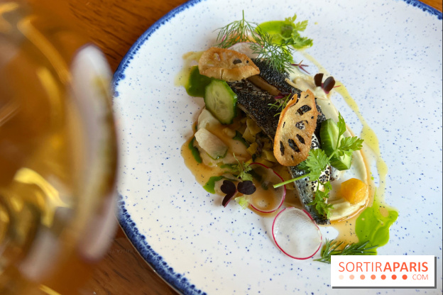 Fugue Restaurant - Sardines grillées au pavot bleu