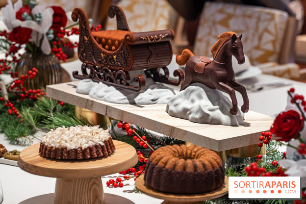 La Bûche de Noël 2024 et créations de Fête du Cheval Blanc par Maxime Frédéric et son équipe