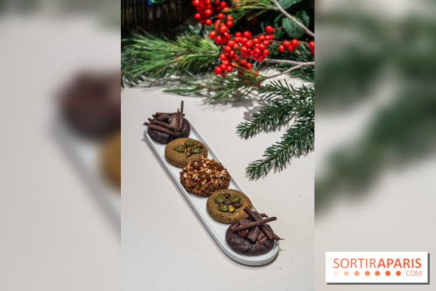 La Bûche de Noël 2024 et créations de Fête du Cheval Blanc par Maxime Frédéric et son équipe -  cookies