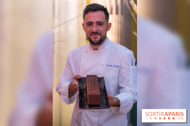 La bûche de Noël du Westin Paris-Vendôme 2024 et galette des Rois 2025 par Valentin Sevilla - photos