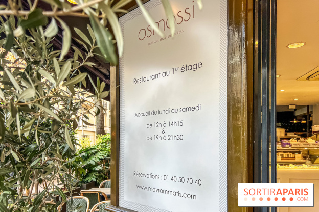 Osmossi par la maison Mavrommatis, le restaurant grec Paris 16e - horaires