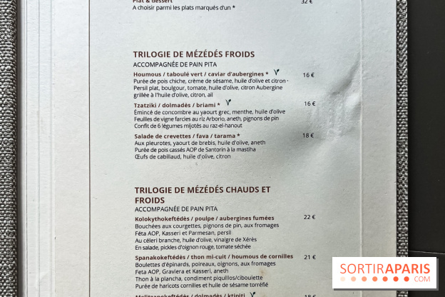 Osmossi par la maison Mavrommatis, le restaurant grec Paris 16e - carte - menu