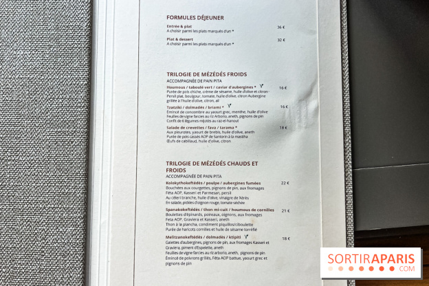 Osmossi par la maison Mavrommatis, le restaurant grec Paris 16e - carte - menu