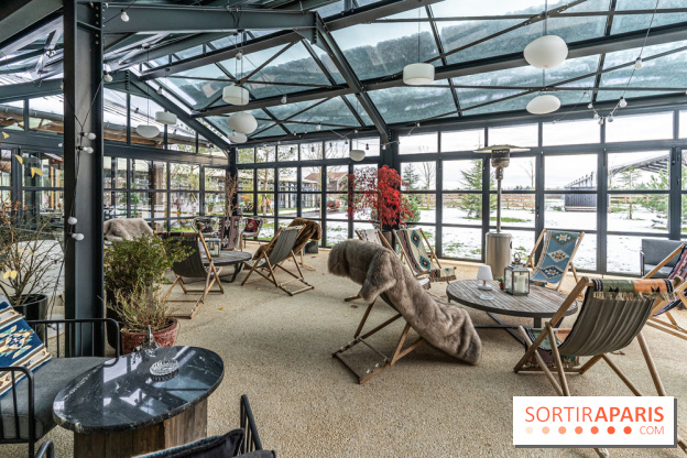 Bo Ranch, le restaurant - bar, site événementiel et lieu de compétition de Reining -  jardin d'hiver - terrasse