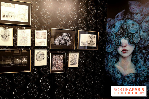 Benjamin Lacombe à la Galerie Gallimard, nos photos - bis