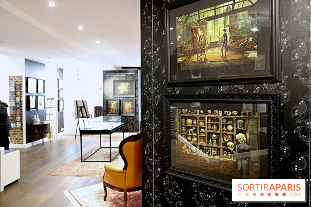 Benjamin Lacombe à la Galerie Gallimard, nos photos - bis
