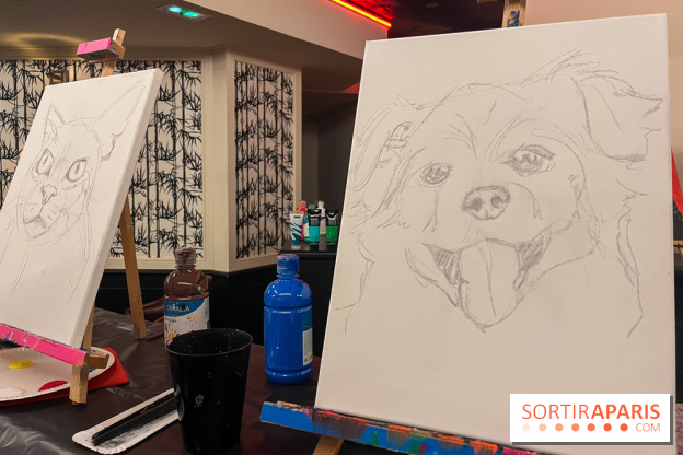 Paint your pet, l'atelier créatif pour peindre votre animal de compagnie - nos photos