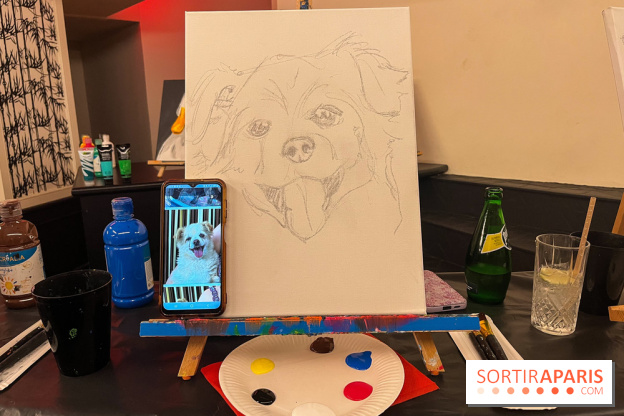 Paint your pet, l'atelier créatif pour peindre votre animal de compagnie - nos photos