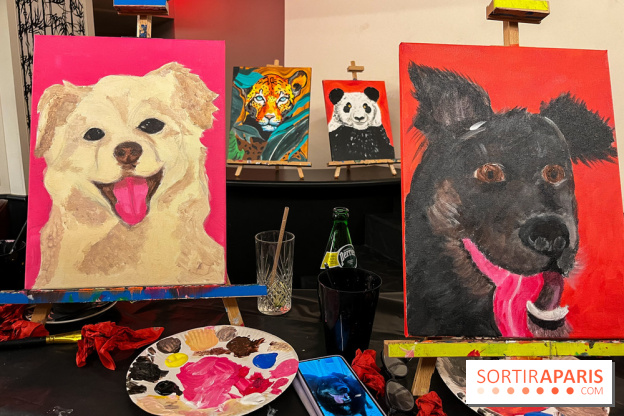 Paint your pet, l'atelier créatif pour peindre votre animal de compagnie - nos photos