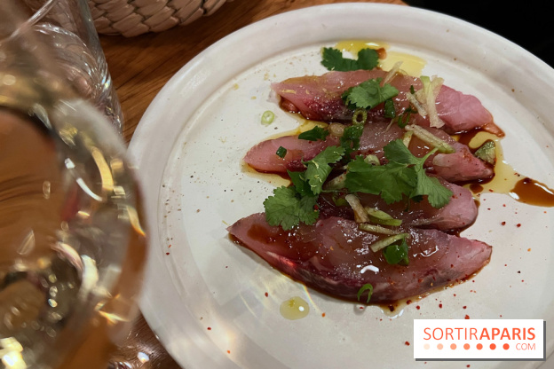 Le Beaucé - Carpaccio de mulet noir