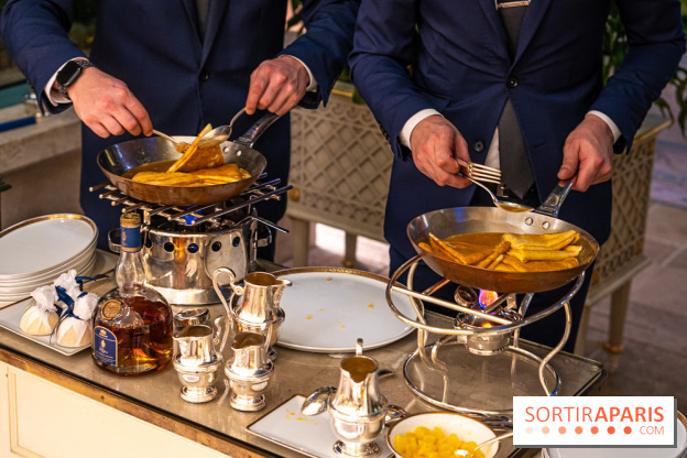 Le tea time Impérial de Noël du Ritz Paris, l'expérience exceptionnelle - les photos -  crêpes Suzette 