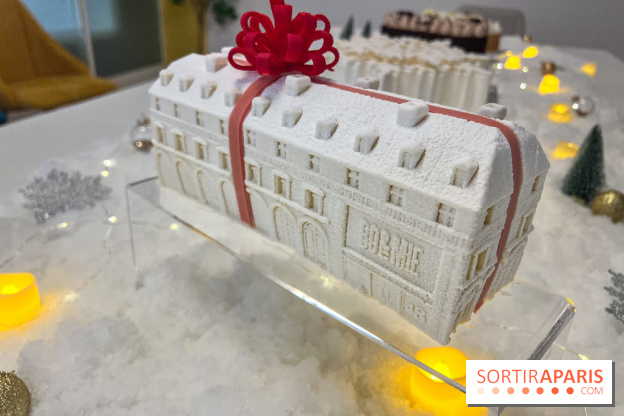 Bûches de Noël 2024 Bo&Mie - Un flocon à Paris