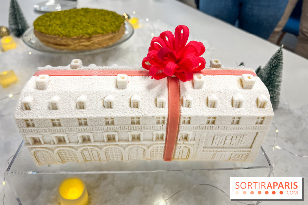 Bûches de Noël 2024 Bo&Mie - Un flocon à Paris