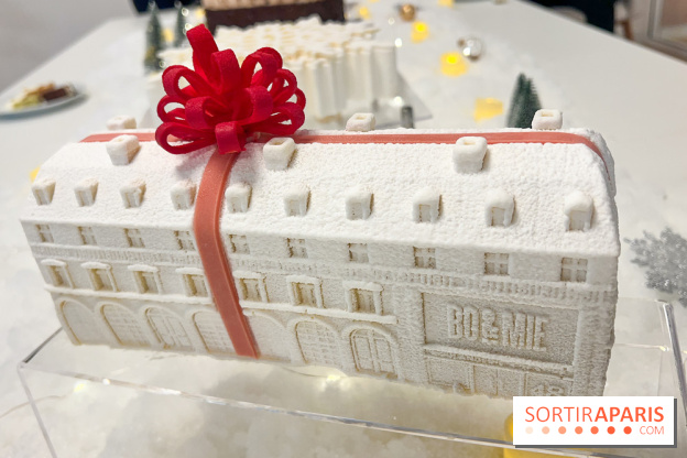 Bûches de Noël 2024 Bo&Mie - Un flocon à Paris