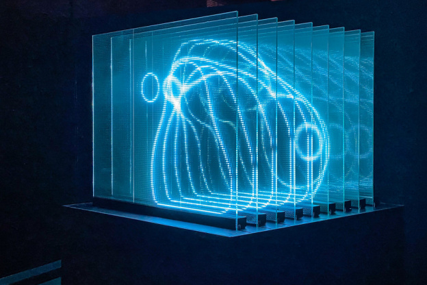 Pulse : nos photos de l'exposition immersive son et lumière à la Gaité Lyrique