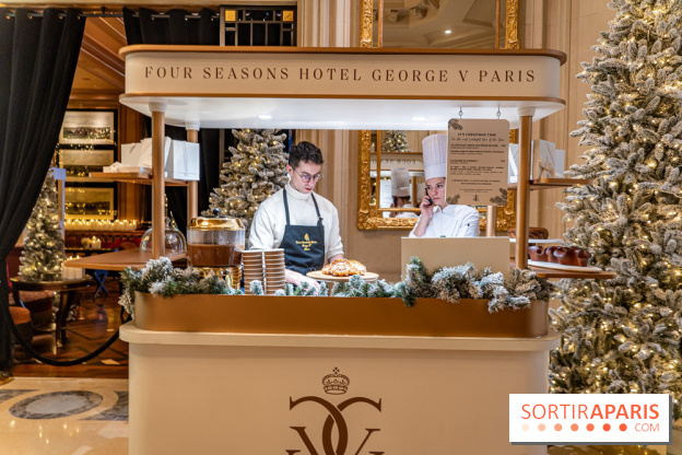 Le salon de thé de Noël du George V pour une pause gourmande - les photos  -  Christmas Corner