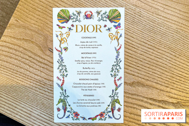 Le café éphémère Dior pour Noël 2024