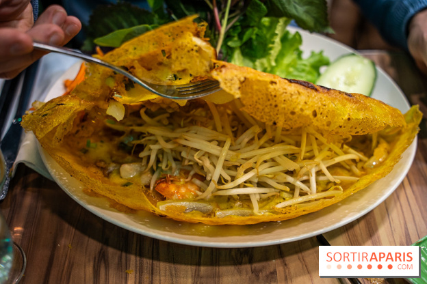 Pho Bom, le restaurant vietnamien, temple du pho et des nouilles Paris 13e -   banh xeo