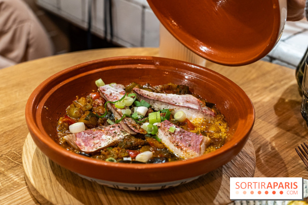 Inalis, le restaurant bistronomique à Fontainebleau - Seine-et-Marne 77 - Photos -  Filets de rouget fumés cuits en tajine, sur lit de ratatouille et semoule aux parfums berbères