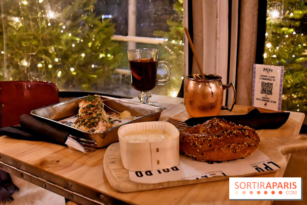 Polpo Nord 2024-2025, la terrasse d'hiver avec raclette et baguetiflette à Levallois - IMG 4587