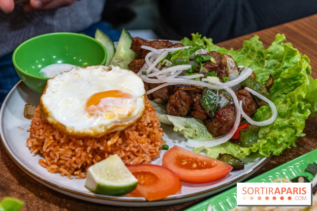 Mây Hồng, le restaurant vietnamien du 111 avenue d'Ivry Paris 13e -  boeuf loc lac