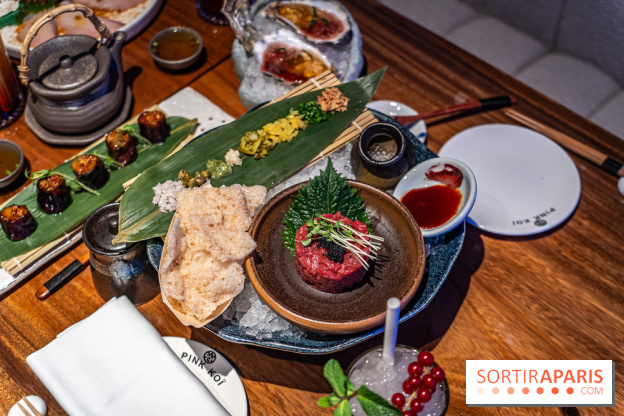 Pink Koï Paris - restaurant japonais - beef tartare